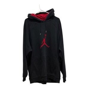 Jordan Jumpman Hoodie Men’s XXL Black Red | Small Bleach Spot